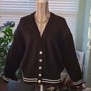 Lizsport Cardigan in Black